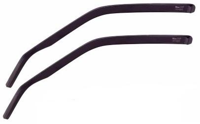 Set 2 deflectoare aer, paravanturi auto față, CLIMAIR CLI0033467, sticlă acrilică fumurie, pentru Opel Corsa D și E, 3 uși