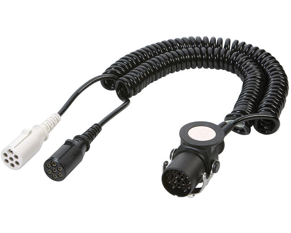 Adaptor electric auto pentru remorcă VIGNAL D14578, 24 V, 7 la 15 pini, 15P-2X7 125 grade, EURO 6, lungime de 3 metri