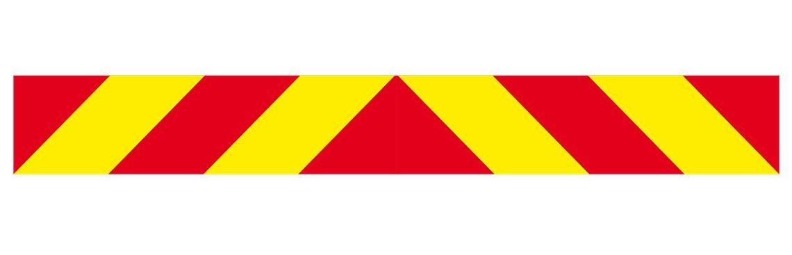 Plăcuță reflectorizantă VIGNAL R70 - 1 D14710VIG, 1130 x 130 mm, suport din aluminiu