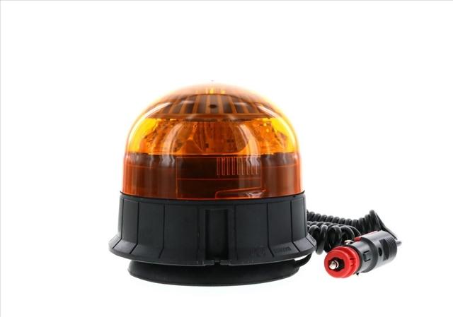 Girofar LED VIGNAL Venus D14729VIG, 10-30V, 9W, cu bază magnetică, cablu elicoidal, adaptor brichetă, dimensiuni 143 x 137 mm