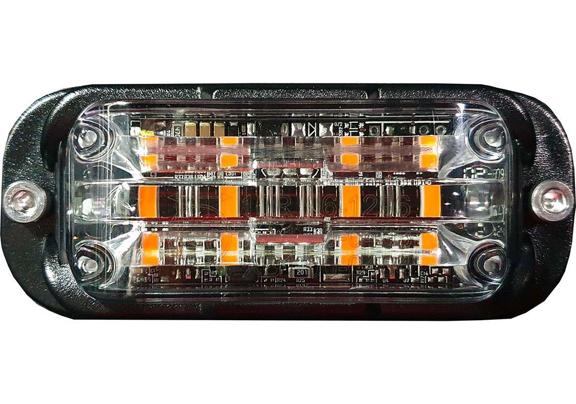 Lampa LED de Gabarit VIGNAL D16004, Compatibilă cu 12/24V, Consum 0.45 AMP la 12V, 7 Moduri de Flash, Dimensiuni 94 x 38 x 22 mm, Material Policarbonat