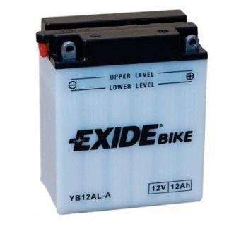 Baterie pentru motocicletă EXIDE Conventional EBYB12AL-A, 12 V, 12 Ah, 165 A CCA