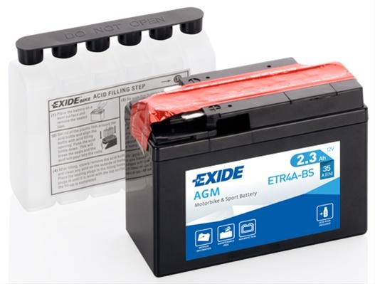 ETR4A-BSEXI Acumulator Moto AGM (Acid) +ST - Exide