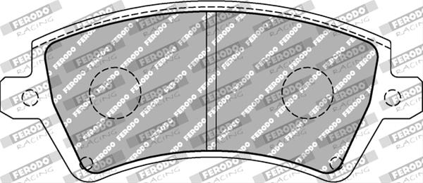 Set Plăcuțe Frână Racing Moto - Ferodo Racing FCP1573H
