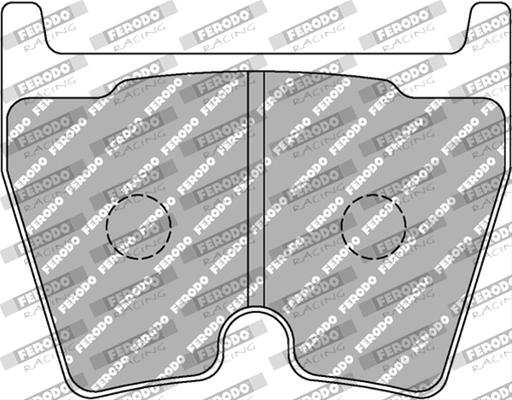 Set Plăcuțe Frână Racing Moto FCP1664H - Ferodo Racing