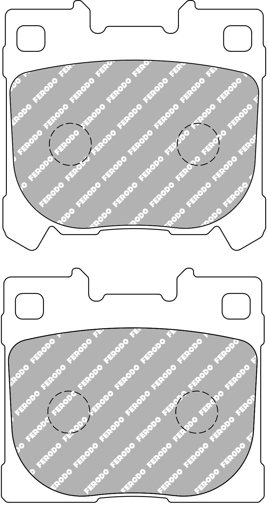 Set Plăcuțe Frână Racing Moto FCP5262H - Ferodo Racing