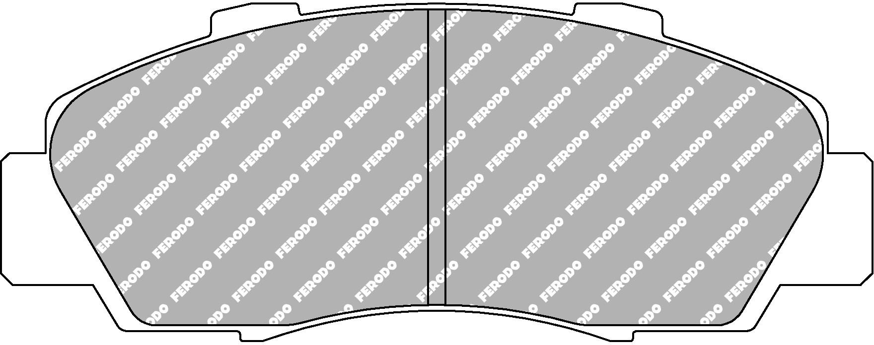 Set Plăcuțe Frână Moto - Ferodo FCP905