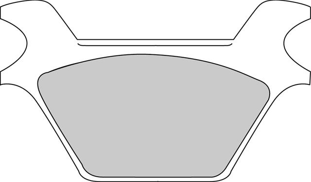 Set plăcuțe de frână organice pentru moto FDB2001P - Ferodo Racing, compatibile Harley-Davidson