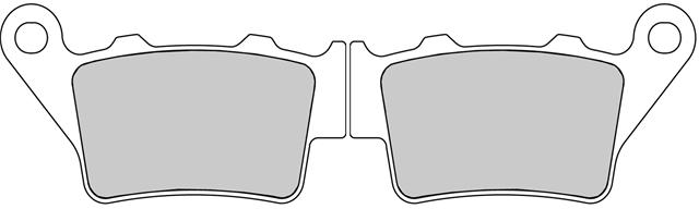 Set plăcuțe de frână Eco Friction Moto - Ferodo Racing FDB2005EF