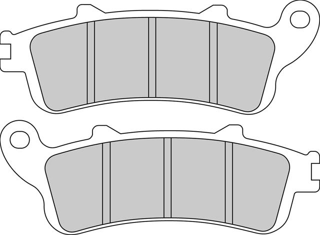 Set Plăcuțe Frână Sinterizate Moto FDB2075ST - Ferodo Racing, Compatibil Honda și Peugeot