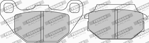 Plăcuțe frână FERODO RACING FDB2096SG