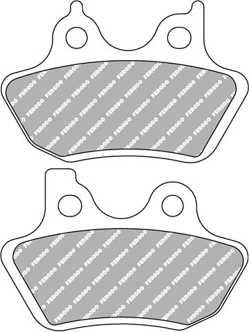 Set Plăcuțe de Frână Sinterizate Moto FDB2097ST - Ferodo Racing, compatibil Harley-Davidson