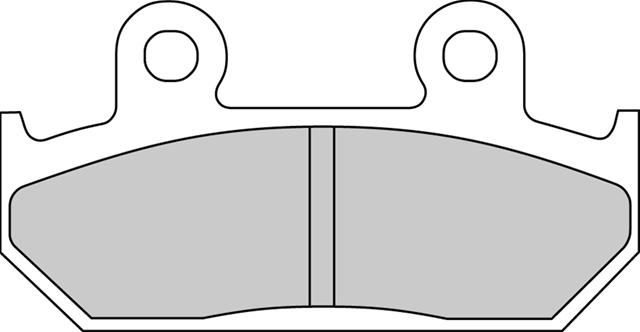 Set Plăcuțe Frână Organice Moto FDB2113P - Ferodo Racing, pentru Honda CBR 600 F (1991 - 1999)
