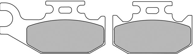 Set Plăcuțe Frână Sinterizate Off Road Moto FDB2149SG - Ferodo Racing, compatibil cu Yamaha, Can-Am, Cannondale