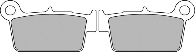 Set Plăcuțe Frână Organice Moto FDB2162P - Ferodo Racing, compatibil cu Aprilia, Kawasaki, Yamaha, Suzuki, GasGas