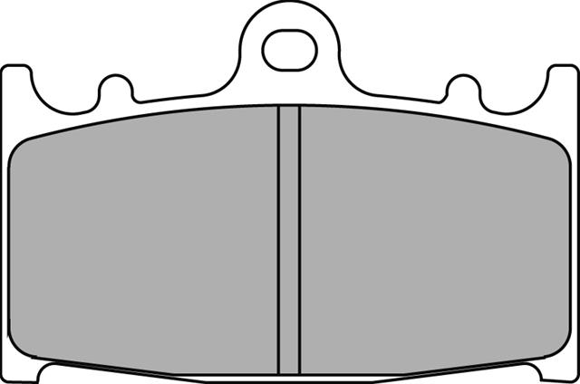 Set Plăcuțe Frână Sinterizate Moto FDB2163ST - Ferodo Racing, Suzuki C 1500 Intruder 2005-2007, VL 1500 Intruder 2001-2006