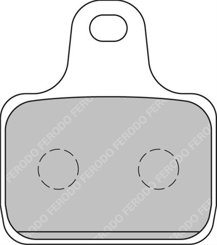 Set Plăcuțe Frână Sinterizate Racing Moto FDB2166XRAC - Ferodo Racing, MV Agusta F4 2006-2025