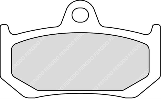 Set Plăcuțe Frână Sinterizate Moto FDB2198ST - Ferodo Racing, compatibil MV Agusta Brutale, F4