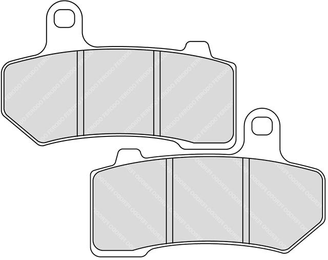 Set Plăcuțe Frână Sinterizate Moto FDB2210ST - Ferodo Racing pentru Harley-Davidson Electra Glide, Night Rod, Street Glide, Ultra Classic