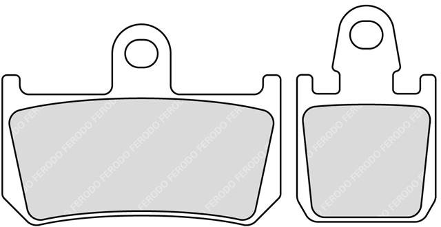 Set Plăcuțe Frână Sinterizate Moto FDB2217ST - Ferodo Racing, Compatibil cu Yamaha MT, V-Max, YZF-R1