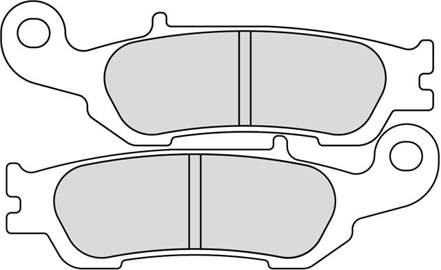 Set plăcuțe de frână sinterizate off-road moto FDB2219SG - Ferodo Racing, compatibile cu Yamaha WR și YZ
