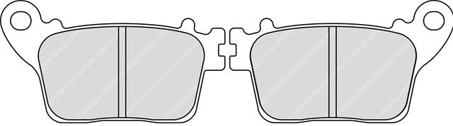 Set Plăcuțe Frână Sinterizate Moto FDB2221ST - Ferodo Racing, Compatibile cu Kawasaki, Yamaha, Honda, Suzuki