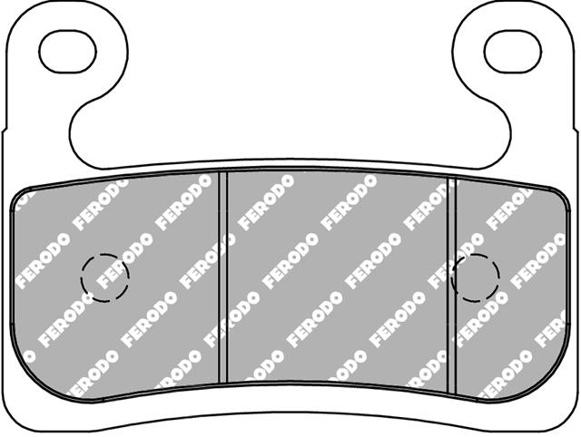 Set Plăcuțe Frână Sinterizate Moto FDB2321ST - Ferodo Racing, Compatibil BMW S 1000 RR, R 1250