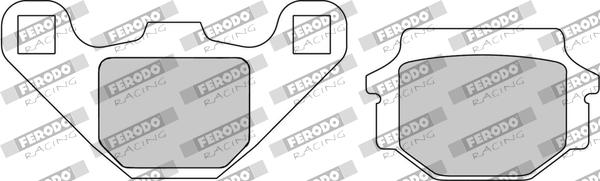 Plăcuțe de frână FERODO RACING FDB314EF