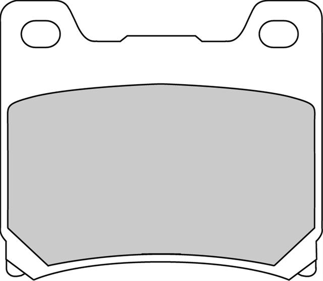 Set Plăcuțe Frână Organice Moto FDB337P - Ferodo Racing, Compatibil cu Yamaha BT, FJ, FZ, FZR, FZX, TRX, XJ, XV