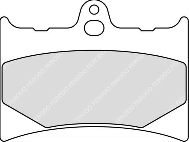 Set Plăcuțe Frână Organice Moto FDB498P - Ferodo Racing, compatibile cu Aprilia, Benelli, Gilera, KTM, Sachs