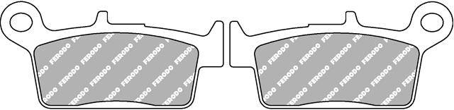 Set Plăcuțe Frână Organice Moto FDB539P - Ferodo Racing, Compatibil cu Yamaha, Honda, Peugeot, Suzuki, Husqvarna, GasGas