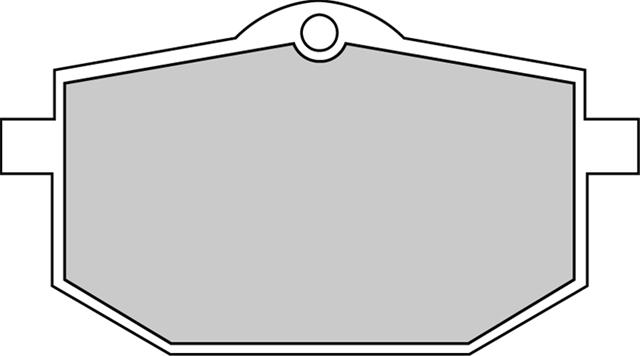 Set Plăcuțe Frână Organice Moto FDB583P - Ferodo Racing, compatibil Moto Guzzi, Yamaha