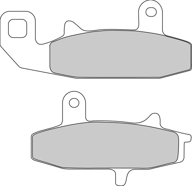 Set Plăcuțe Frână Organice Moto FDB606P - Ferodo Racing, pentru Suzuki DR 1988 - 2025