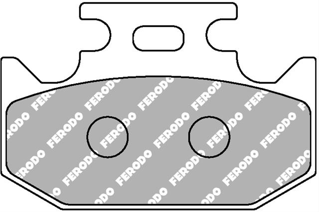 Set Plăcuțe Frână Organice Moto FDB659P - Ferodo Racing, compatibil cu Kawasaki, Yamaha, Suzuki, Cannondale