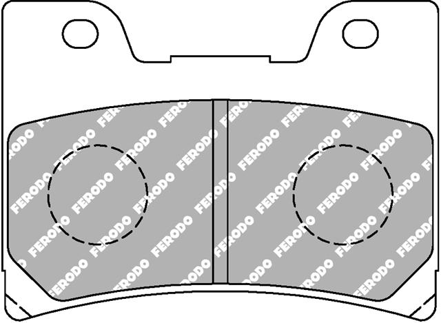 Set Plăcuțe Frână Organice Moto FDB666P - Ferodo Racing, Yamaha FZR