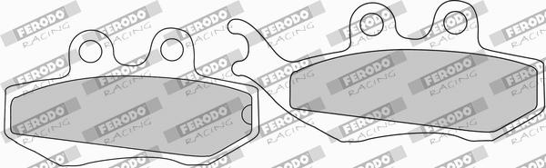 Plăcuțe de frână FERODO RACING FDB677P