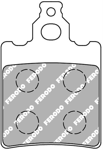Set Plăcuțe Frână Organice Moto FDB694AG - Ferodo Racing pentru Aprilia, Cagiva, Gilera, Fantic, Keeway