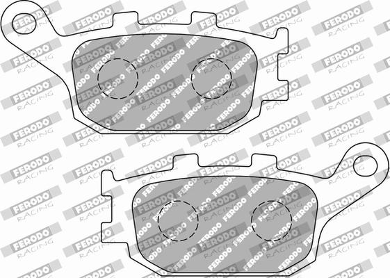 Plăcuțe de frână FERODO RACING FDB754P