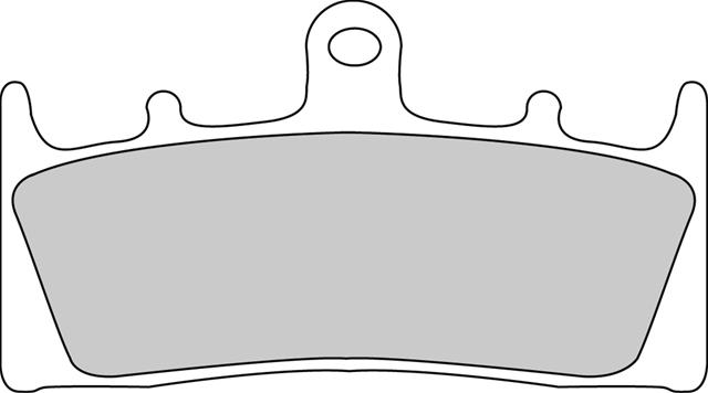 Set Plăcuțe Frână Organice Moto FDB873P - Ferodo Racing, pentru Kawasaki și Suzuki