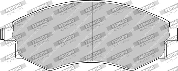Plăcuțe de frână FERODO RACING FDS600