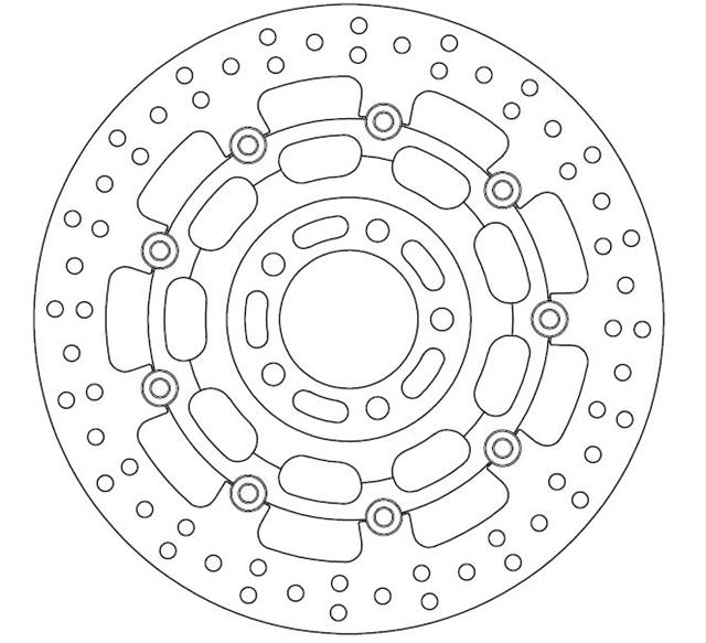 Disc Frână Moto FMD0120RX - Ferodo Racing, Compatibil Suzuki SV 650 1998-2002
