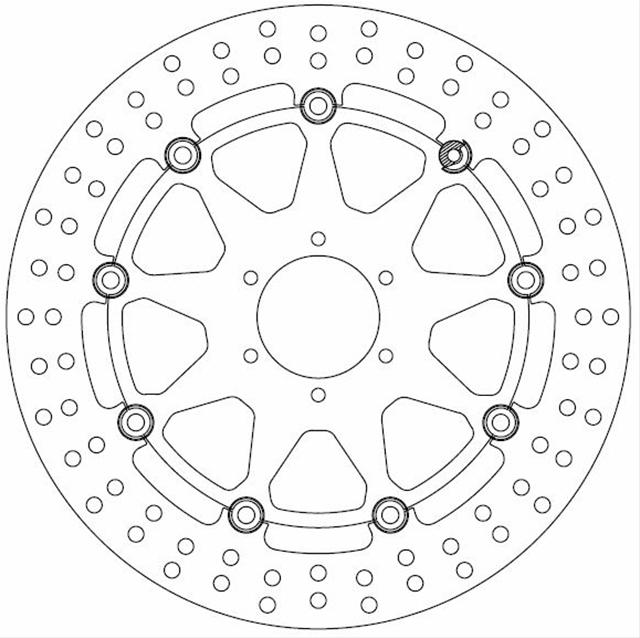 Disc Frână Moto FMD0137RX - Ferodo Racing, Compatibil cu Honda CB 600 F Hornet (2000-2006)
