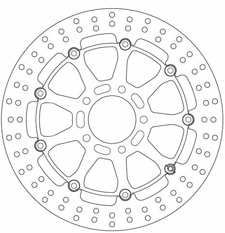 Disc Frână Moto FMD0349RX - Ferodo Racing pentru Suzuki GSX 600, SV 650, GSF 650