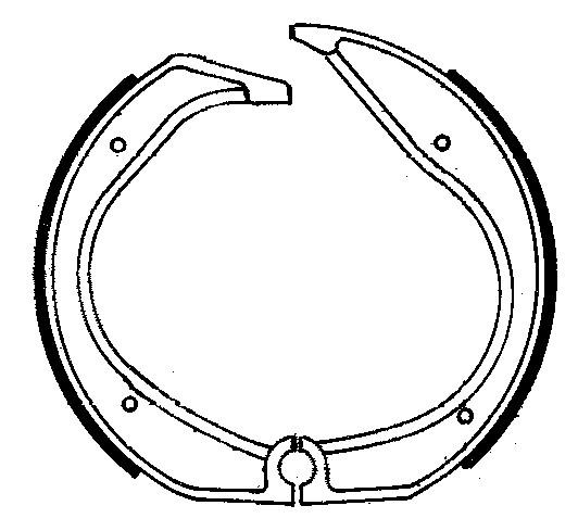 Set Saboti Frână Moto - Ferodo Racing, compatibil cu BMW R45, R65, R80, R100