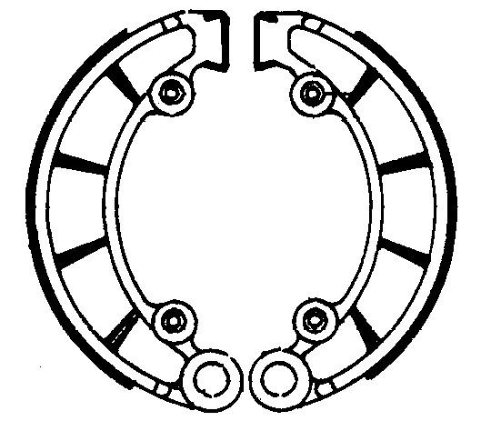 Set Saboti Frana Moto - Ferodo Racing FSB741, compatibil cu Honda CB 550 (1977 - 1978)
