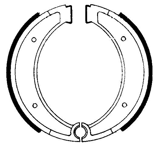 Set Saboti Frana Moto FSB850 - Ferodo Racing, pentru Husqvarna TE (1983 - 1990), CR (1978 - 1986)