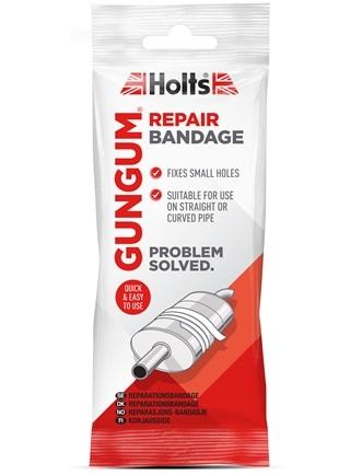 Bandaj de reparare pentru toba de eșapament HOLTS Gun Gum GG8SKRA, alb