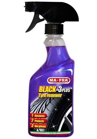 Soluție pentru protecția anvelopelor MA-FRA Black 3 Plus, cod H0253MA, volum 500 ml