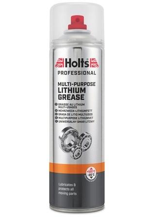 Spray cu vaselină de litiu HOLTS, 500 ml, gri, cod HMAI0101A