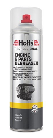Spray degresant universal HOLTS pentru motor și piese, model HMTN0701A, 500 ml, cu pulverizare la 360 de grade